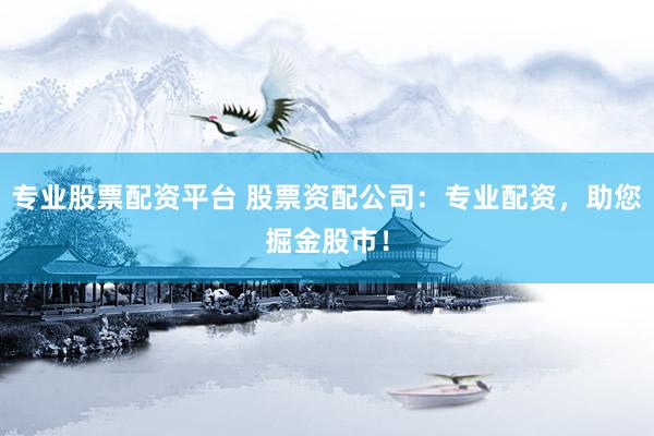 专业股票配资平台 股票资配公司：专业配资，助您掘金股市！